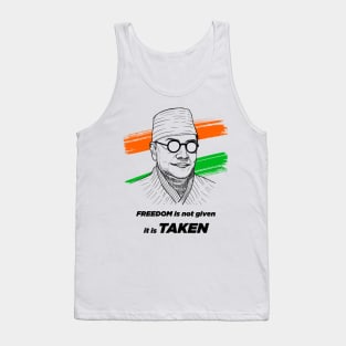 Netaji Subhas Chandra Bose Tank Top